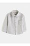 Kids Stamped Shirt Jacket (2-7 Years) - Gray