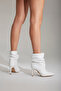 Ricki Bellows White Matte 8 cm Women's Boots & Bootie, High Heels - 7