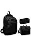 Coral High Black Boy's Primary School Bag Set - Backpack Feeding Pen Holder