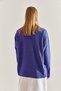 Women's Purple Shoulder Detailed Knitwear Sweater Stk165 - 6