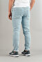 Men's Slim Fit Slim-Fit Nail Jeans Light Ice Blue - 5