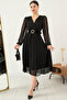 Pleated Hem Chiffon Dress GRS3314