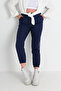Women's Large Size Stripe Detailed Pocket Trousers 6243-24 - 2