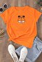 Unisex Garfield Printed T-shirt