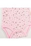 Baby Jacquard Flowering Theme Half Sleeve Baby Body 57008 - 5