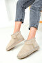 Beige Women's Boots & Booties 16602 - 3