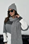 Knitwear Scarf Beret Set - 5