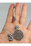 Copper Handcrafted Kazaz Tassel & 2 Habbeli Set (45536)