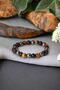 Tiger Eye, Hematite and Onyx Stone Bracelet
