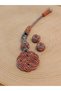 Copper Handcrafted Kazaz Tassel & 2 Bead Set (45558) - 2