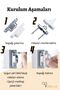 Dark Brown Window Lock with 7 Ropes Children's Safety Security Burglar Pimapen Door Baby Lock - 3