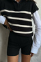 Women's Black Cycling Shorts Ribbed Biker Leggings - 3