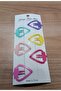 6-Piece Patterned Mixed Pastel Color 4.5cm Children's Snap Button Clip - 3