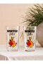 كوب زجاجي مطبوع من LCW HOME 2-حزمة 570 مل - 3