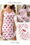 Set of Six Strawberry Pink Supersoft Basic Single Jersey