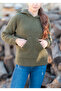 Kapüşonlu Kanguru Cepli Örme Sweatshirt - 3