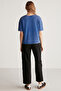 Oversize Blue T-shirt - Eliza Washed - 6
