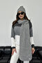 Knitwear Scarf Beret Set - 2