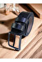 Men's Linen Vinlex Leather Casual Leather Belt with Special Box - 2