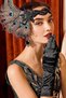 Half Sleeve Glossy Satin Gloves Satin Bridal Wedding Wedding Gloves Black - 6