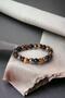 Tiger Eye, Hematite and Onyx Stone Bracelet - 2