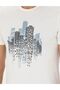 Egebutik Ecru Slim Fit T-Shirt - 4