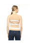 Women's Striped Sleeveless Knitwear Blouse - 3