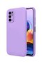 Velvet Silicone Case with Lavender Liquid Interior for Xiaomi Redmi Note 10 5g