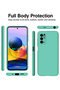 Brown Liquid Inside Velvet Silicone Case For Xiaomi Redmi Note 10 5G - 3