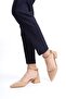Women's Short Thick Heeled Shoes - 3
