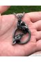 Nordic Odin Huginn & Muninn Stainless & Tarnish 316L Steel Necklace - 5