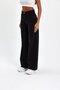 Black High Waist Zippered Wideleg Jean Trousers - 4