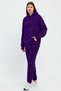 Women's Three Thread Fleece Oversize Tracksuit Set with Elastic Waist and Legs - 6