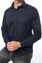 Slim Fit Cotton Satin Men's Shirt
