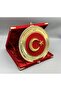 25 Cm Gold Plate Plaque Philography Art - 2