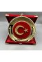 25 Cm Gold Plate Plaque Philography Art - 3