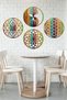 Flower of Life, Sri Yantra, Torus and Yin Yang Set of 4 Wall Painting