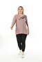 LARGE SIZE SOFT FLOWER PATTERNED Pullover - 8