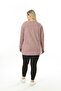 LARGE SIZE SOFT FLOWER PATTERNED Pullover - 6