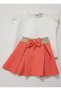 Children's Blouse Skirt Set Children's Double Skirt Set Orange-Purple 0 - 5 Years - 2