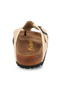 Luke Women's Flip Flops Beach Beige Nubuck Slippers - 6