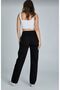Isabella Black Loose Wideleg Palazzo Jean Women's Colorfast Lycra Jeans - 3