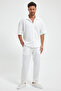 Twist Knitted Shirt Bottom Top Set - 2