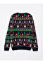 Crew Neck Long Sleeve Men's Knitwear Sweater - 7