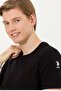 MEN'S BLACK BASIC BICYCLE COLLAR T-SHIRT - 5