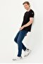 MEN'S BLACK BASIC BICYCLE COLLAR T-SHIRT - 7
