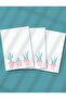 3 Pieces - A6 Size Top Glue Note - Glue Notepad - Patterned Notepad - Notepad - Notepad