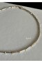 Silver Color Dorica Bar Necklace 40 Cm Extension - 3