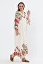 WOMEN'S OVERSIZE FLOWERY SLIT DETAIL DRESS - 5