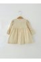 Baby Girl Lace Sleeve Detailed Cotton Lined Dress - 2